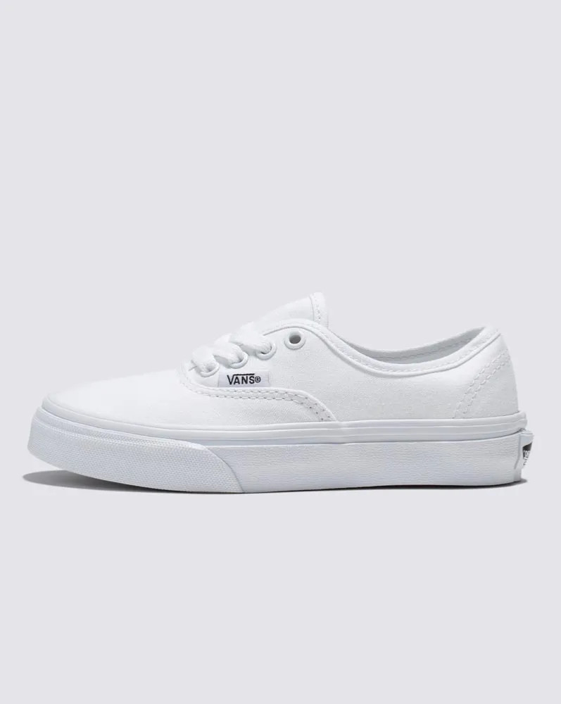 Vans Authentic True White Youth Canvas Shoes Kids Sizes