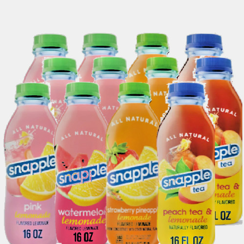 Snapple Fruit Lemonade Variety 12 Pack - 16 FL Oz Plastic Bottles