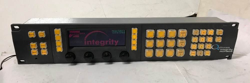 QuStream Integrity RCP503 Express Remote Control Panel w/ AC adapter