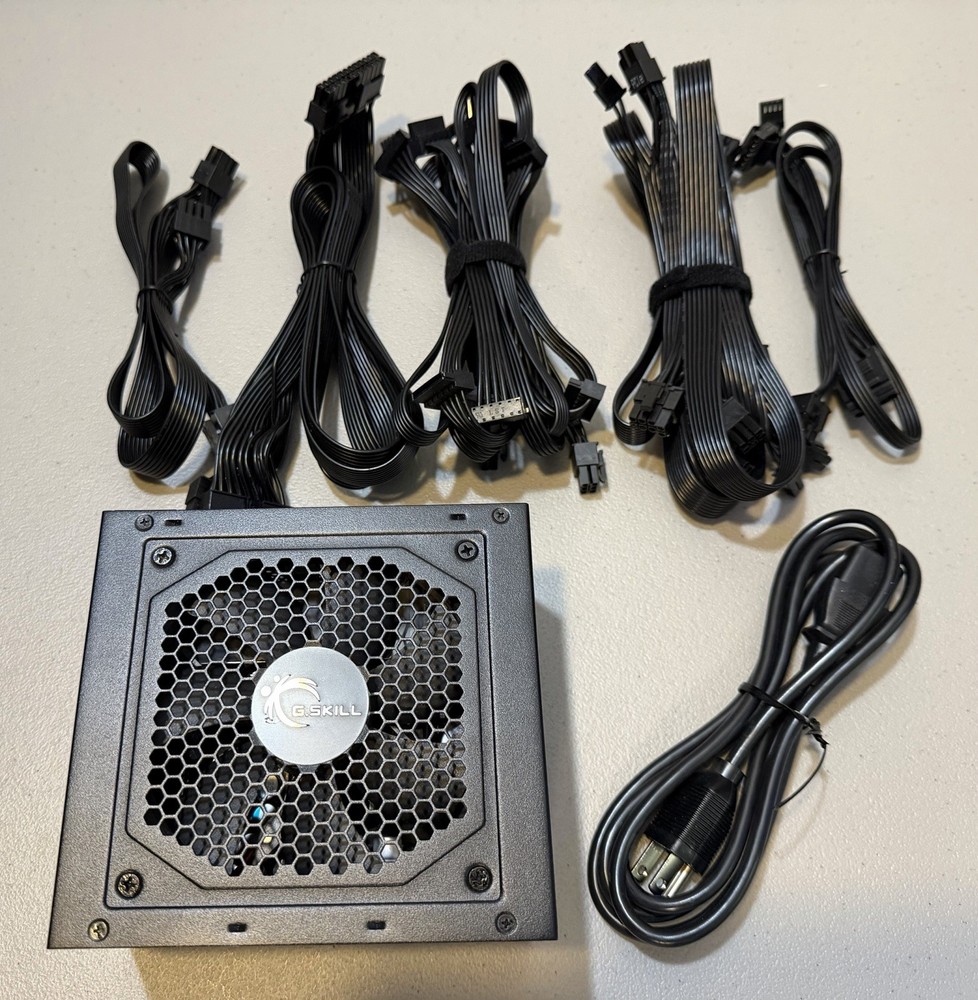 G Skill MB850G 80+ Gold 850W Fully Modular Power Supply - All Cables