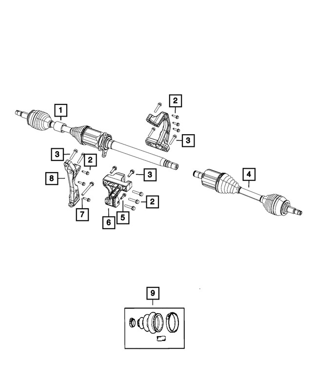 Genuine Mopar Hex Flange Head Bolt 6510835AA