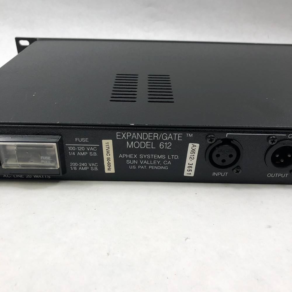 Rack Mount Aphex 2-Channel Expander Gate Model 612