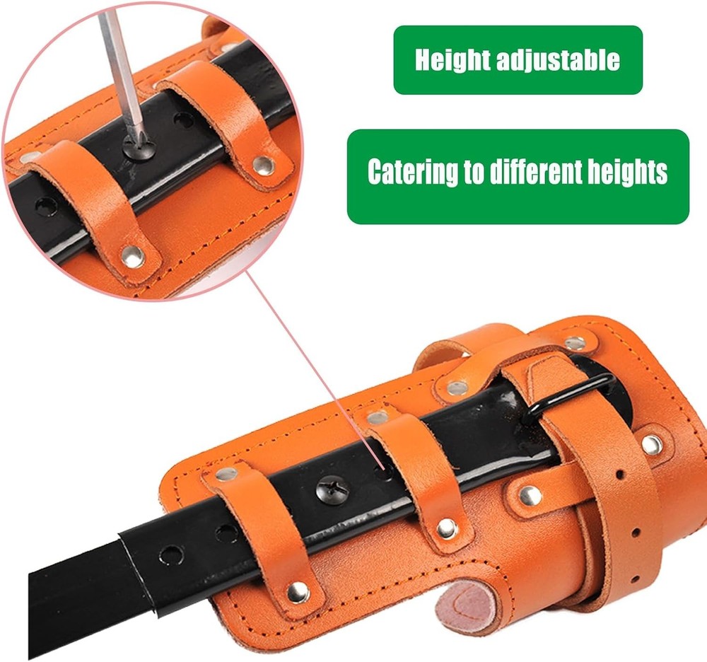 Tree Climbing Spikes Set,Tree Climbing Gear with Professional Adjustable Climbin