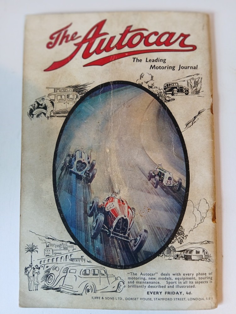 Brooklands International trophy programme May 1935.Boooklands programme.