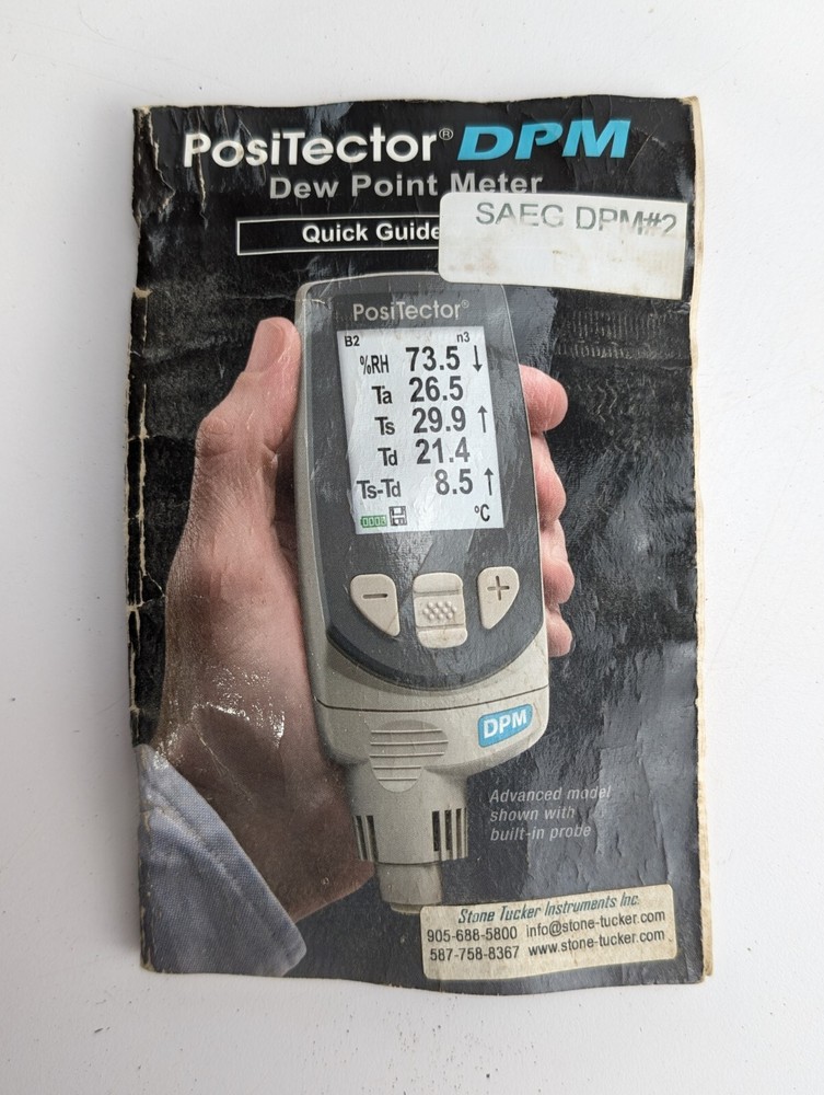 DeFelsko DPM Positector Standard Dew Point Meter