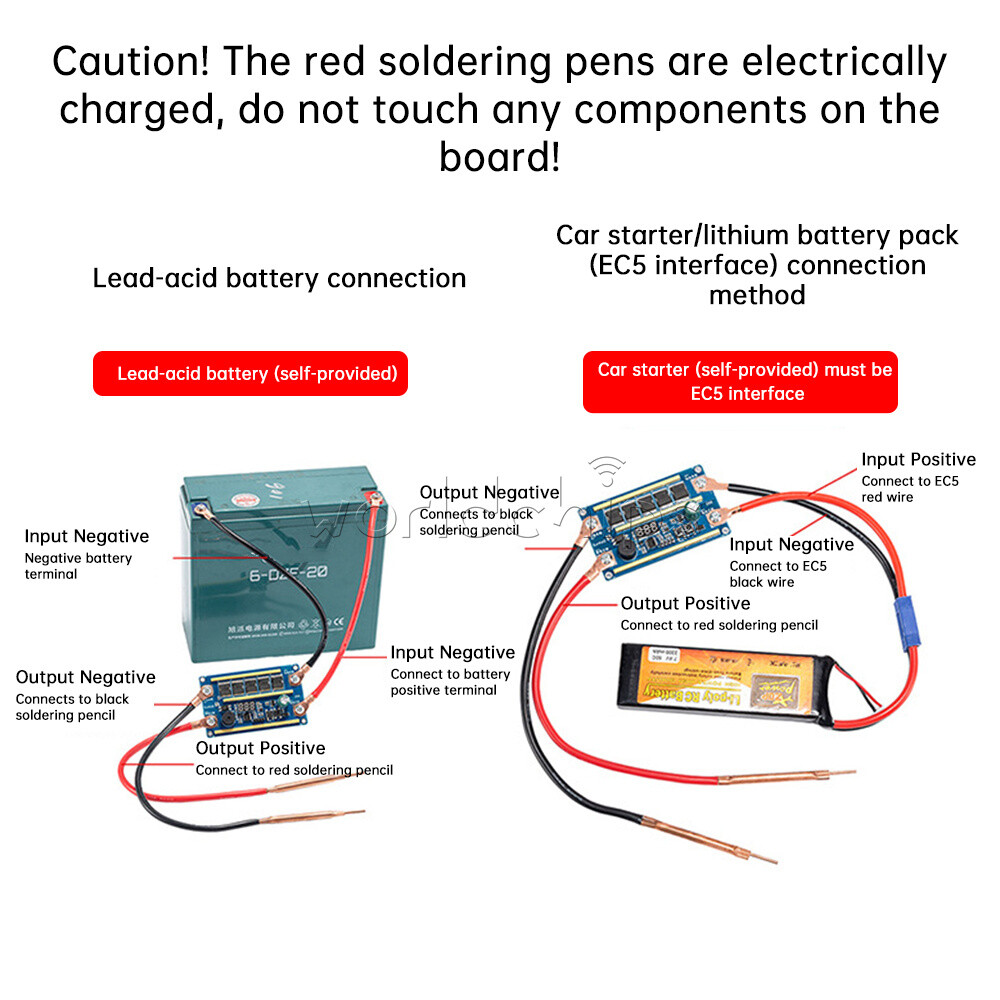12V Spot Welder Kit Digital Power Adjustable Spot Welding Control Board 99 Gears