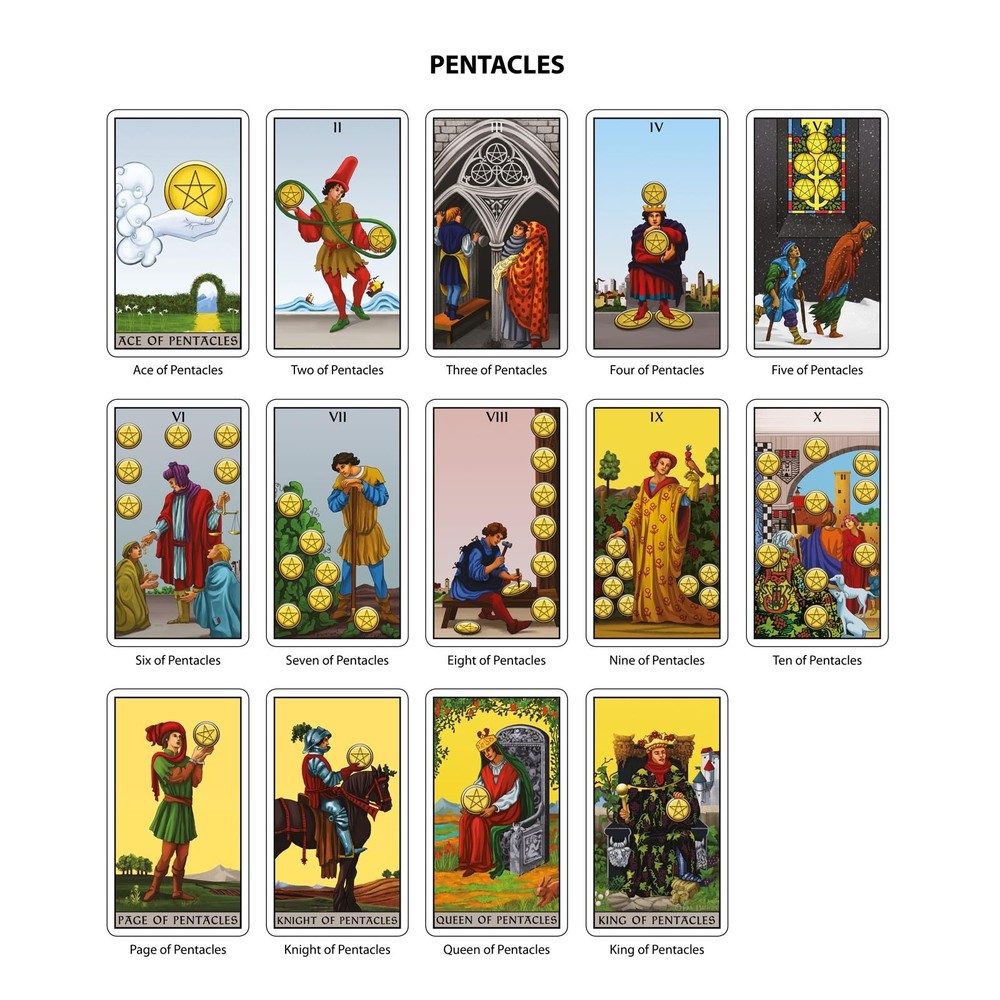 Lustrous Tarot Cards Deck With Guidebook By Da Brigh