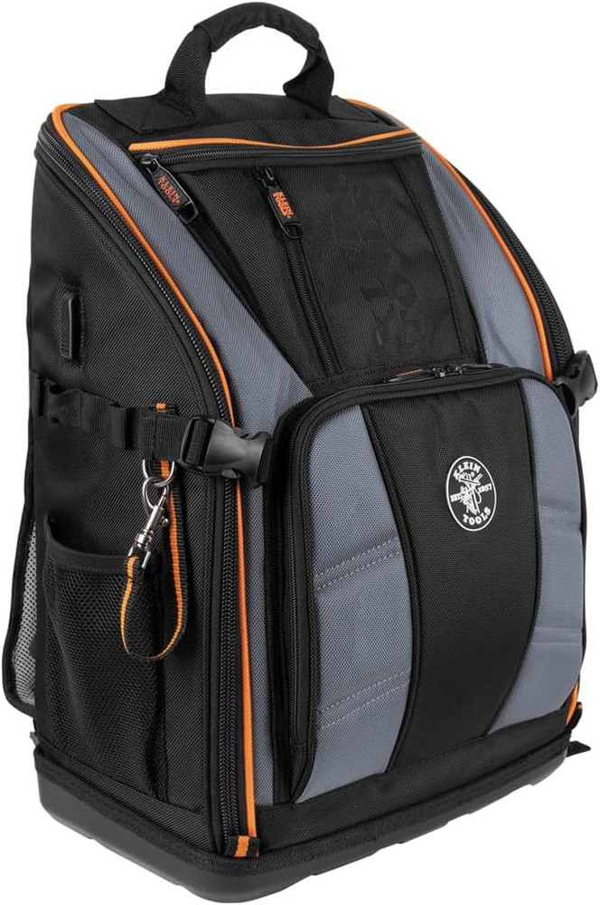 62482 Tool Backpack, Tool-Station Pro Heavy-Duty Organizer with 27 Pockets, Larg