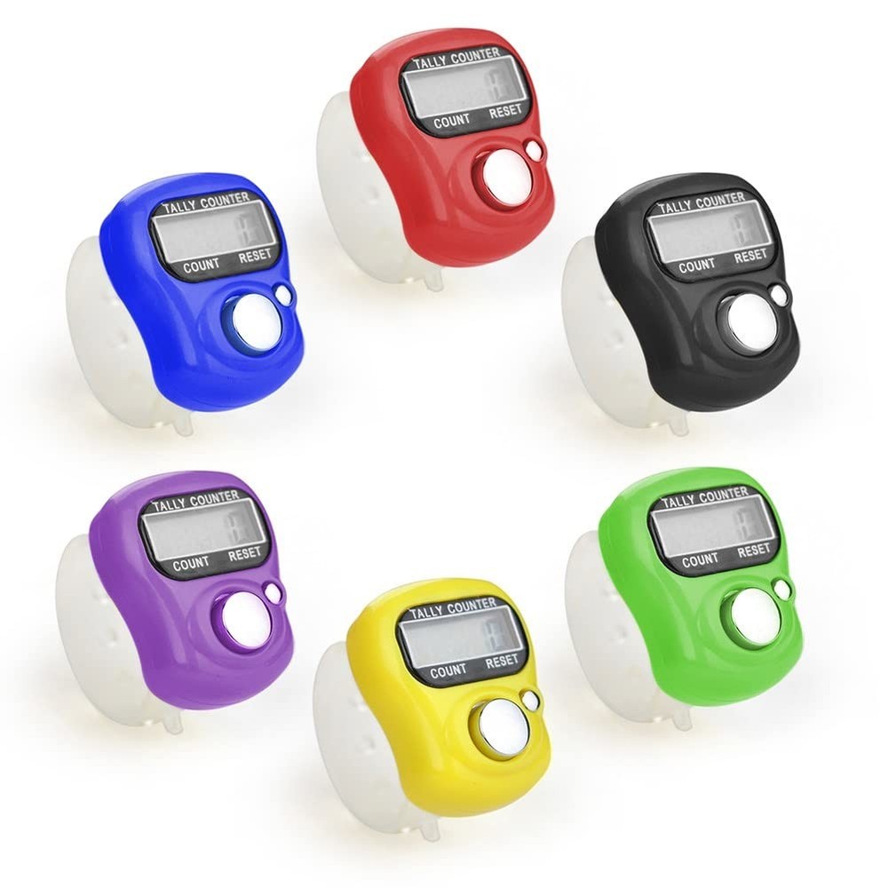Electronic Finger Counter,4-Pack Case Resettable 5 Digit LCD Electronic Digit...