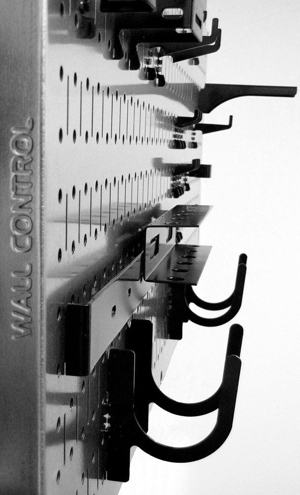 Pegboard Rack Garage Storage Galvanized Steel Horizontal Peg Board Pack