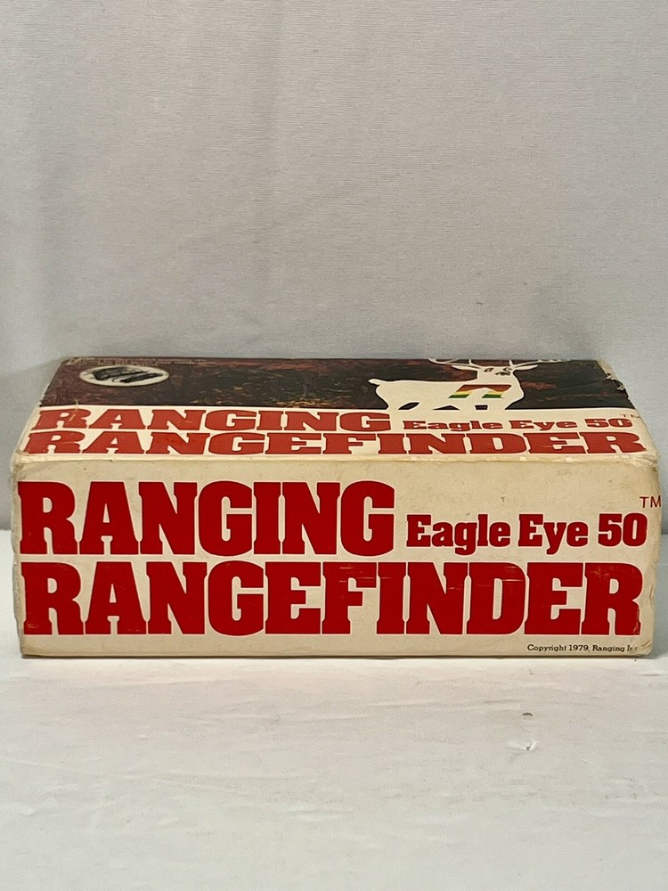 Vtg Eagle Eye Ranging 50 Rangefinder Color Coded 12-70 Yards W Box & Instruction