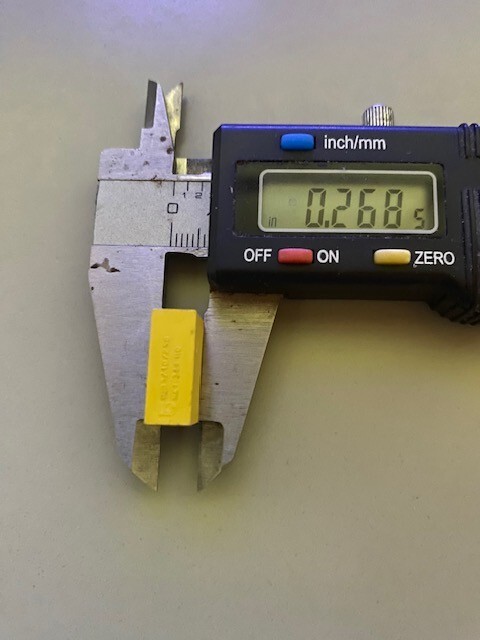 Philips .33uF 330nF 250V Polyester Film Cap Capacitor