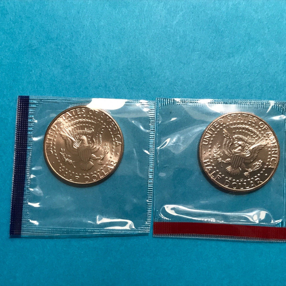 1997 P&D Kennedy Half Dollars UNC From US Mint Sets FREE SHIP