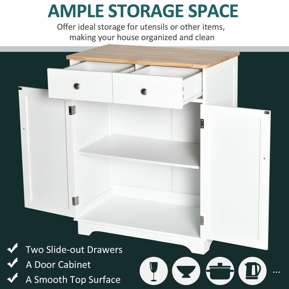 Kitchen Base Cabinet Bathroom Storage Buffet Sideboard with Doors and Shelves
