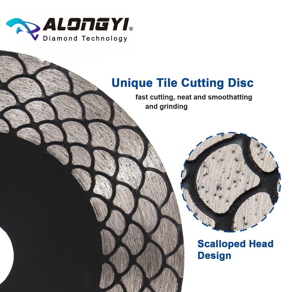 5" Tile Cutting Blade Diamond Blade with 7/8" Arbor for Cutting and Grinding