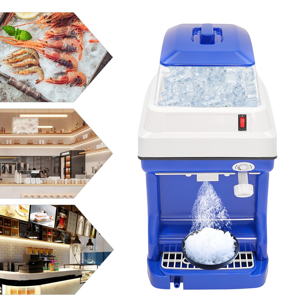 5L Electric Shaved Ice Crusher Machine Snow Cone Maker Ice Shaving Machine 110V