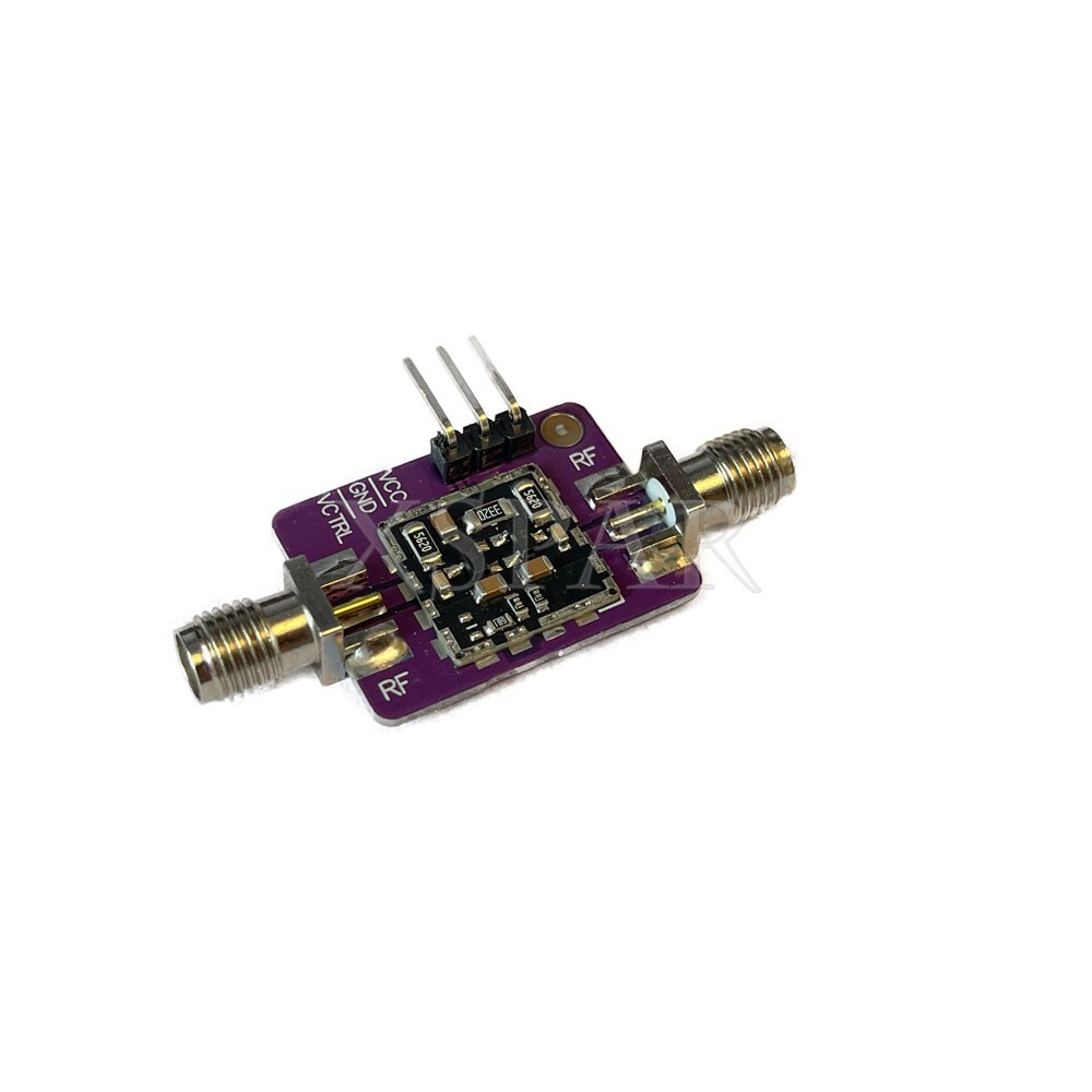 10MHz-4GHz Voltage Controlled Attenuator Module High Flatness VCA with Baseboard