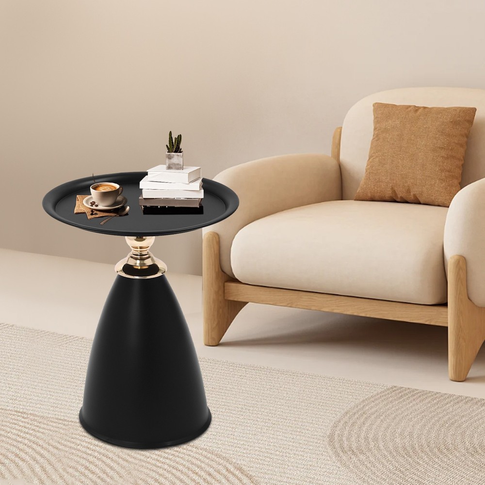 Side End Table Round Side Table for Living rooms/Bedrooms/Ooffices/Patios/Sofas