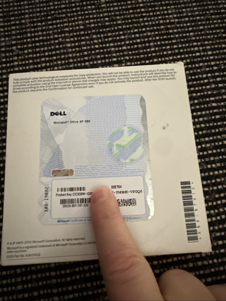 Microsoft Office XP Small Business Windows w/ Product Key 2002 2 Discs