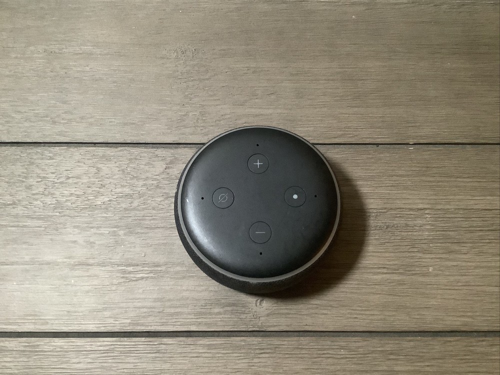 Amazon Echo Dot (3rd Generation) With Adapter - Charcoal Black