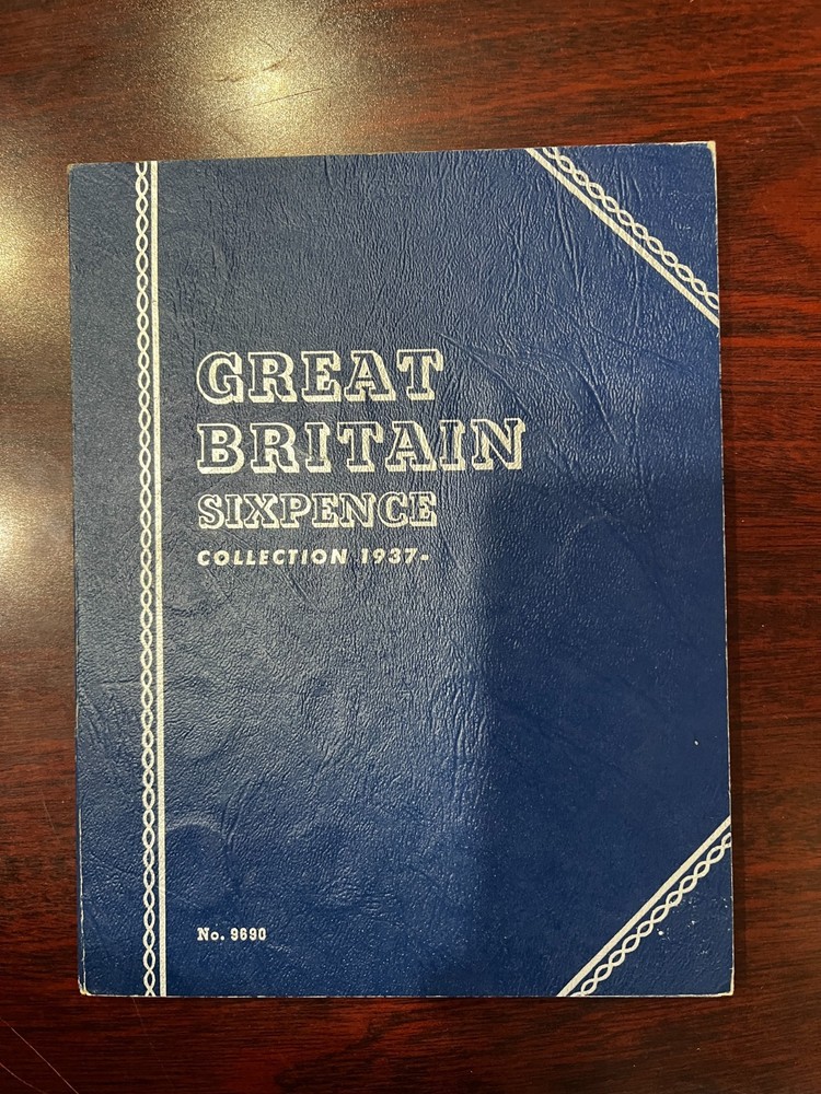 Great Britain Whitman Folder Sixpence Collection 1937 - 1967 Set