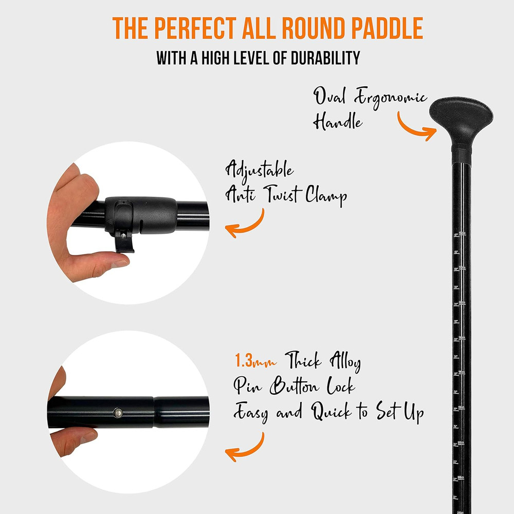 Stand up Paddle-Board Adjustable Paddle - Adjustable Water Paddle Oar for SLSUPB
