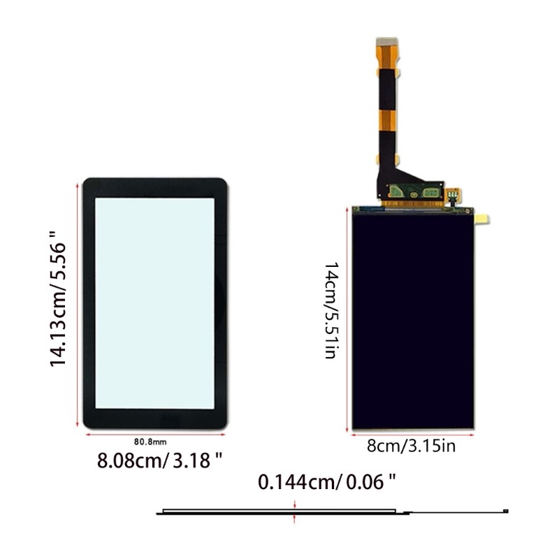 5.5" LCD Display Screen Replacement 3d Printer Accessories for Sharp LS055R1SX04