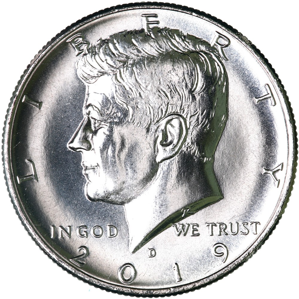 2019 D Kennedy Half Dollar CN-Clad Gem BU US Coin
