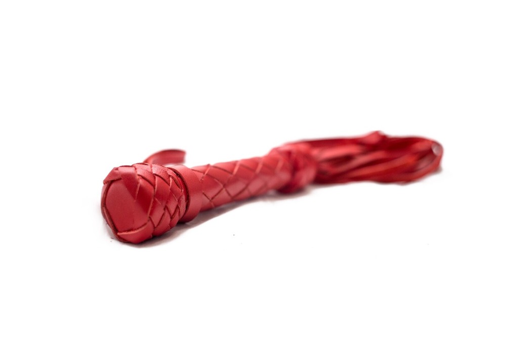 Leather floggers martinet BDSM small whip Flagellation paddle