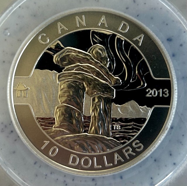 CANADA SILVER 10 DOLLARS 2013 SP70 ANACS - LIMIITED EDITION: 488