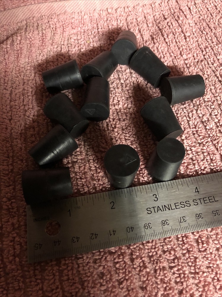 Qty12 Size 2 Rubber Stoppers Solid Lab/distilling