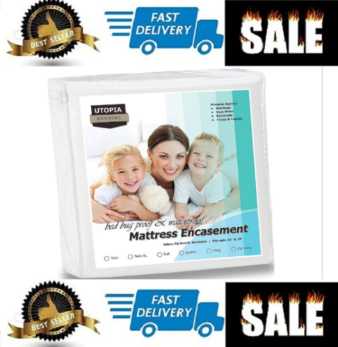 Hypoallergenic Bed Bug Matress Protector Encasement Waterproof Bedbug Cover Pad