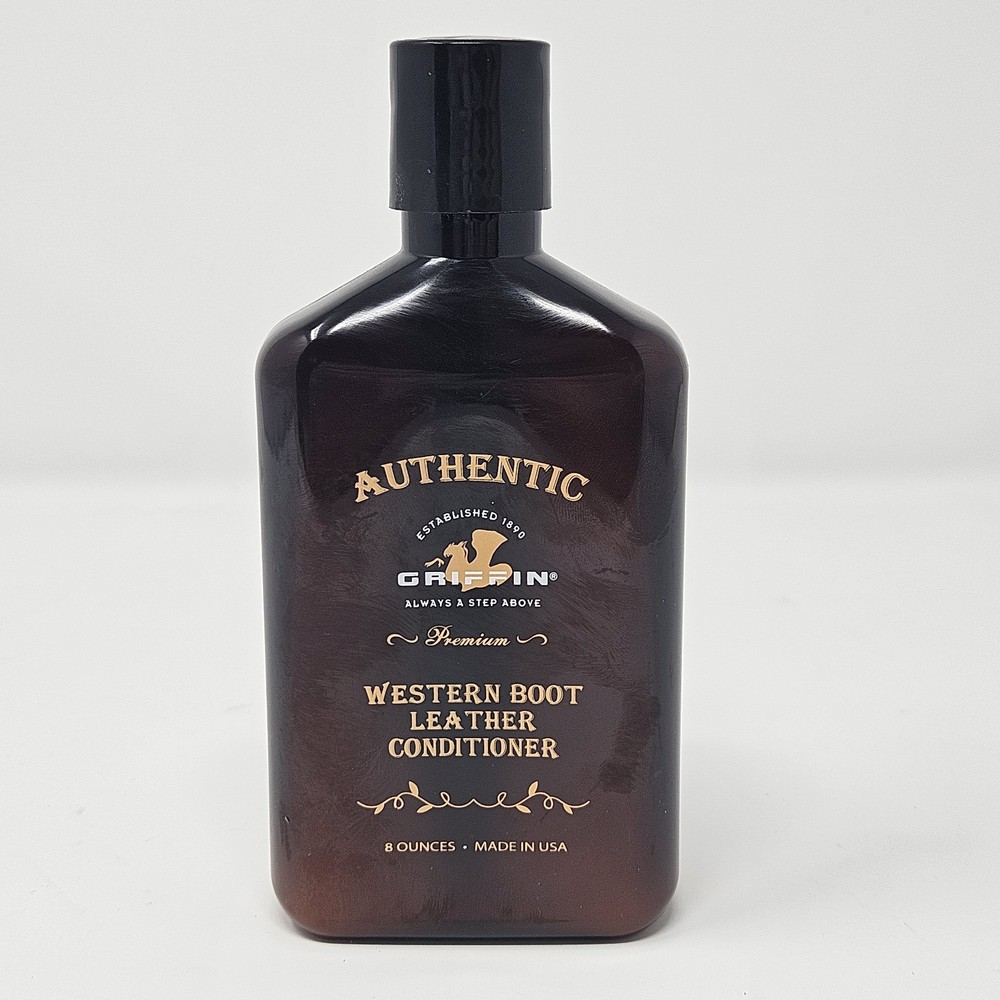 Authentic Griffin Western Boot Leather Conditioner  8 Oz.