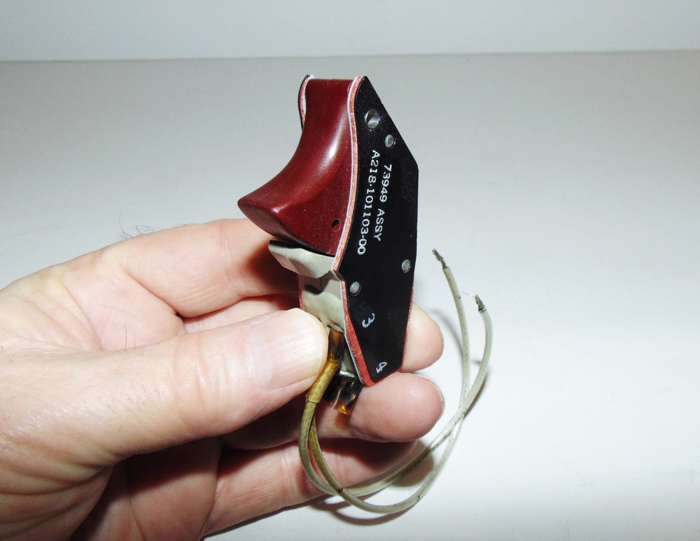 Military Aircraft B8-A  Control Stick Grip Trigger Switch Assembly, B-8 MC2
