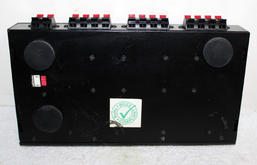 Hometech HTS 6 Speaker Selector Switch Box Controls 6 Pairs ~ Clean Missing Pad