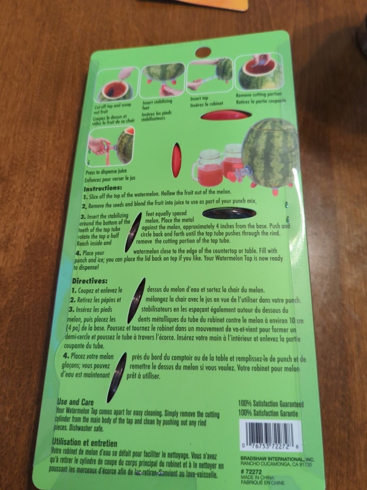 ProFreshionals Watermelon Tap 4pc Set By Good Cook [New in Package]
