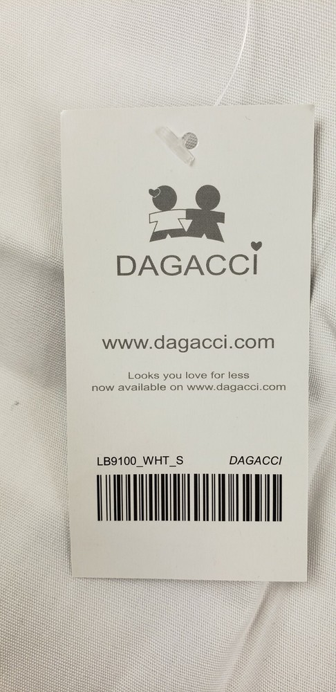 Dagacci Medical Uniform 35" Unisex Lab Coat White Small