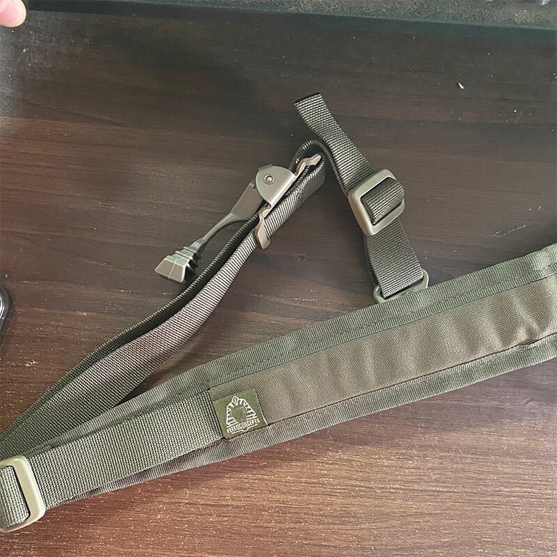 Tactical Ferro Slingster Sling Tan With Hardware Green