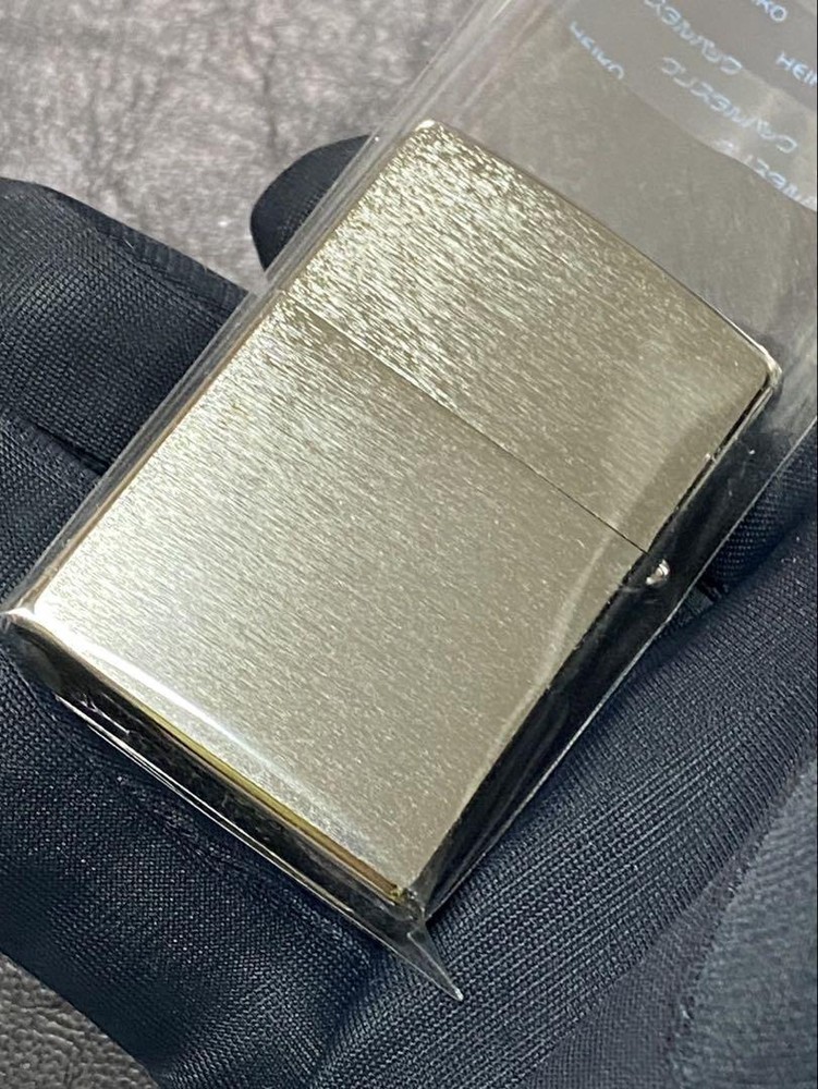 Zippo Dog Silver Printed One Sided Processing Lighter Regular Japan