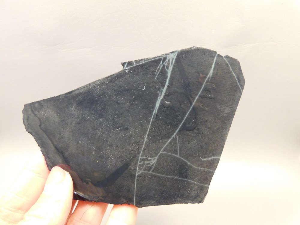Spiderweb Obsidian Stone Slab Lapidary Rough Rock #O2