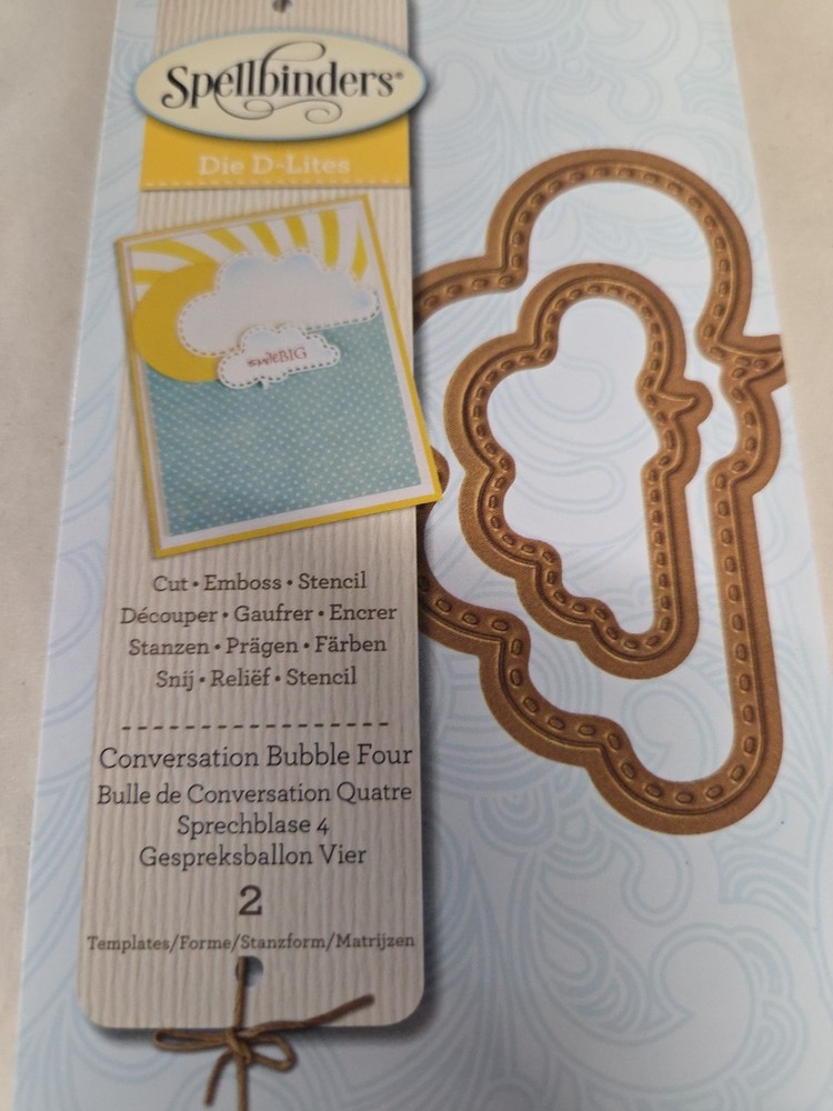 Spellbinders Dies Conversation Bubble 4