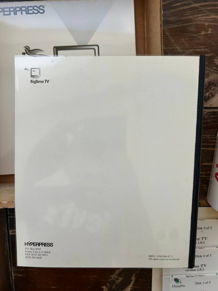 Vintage HyperPro BigTime TV. Multimedia Video Authoring System