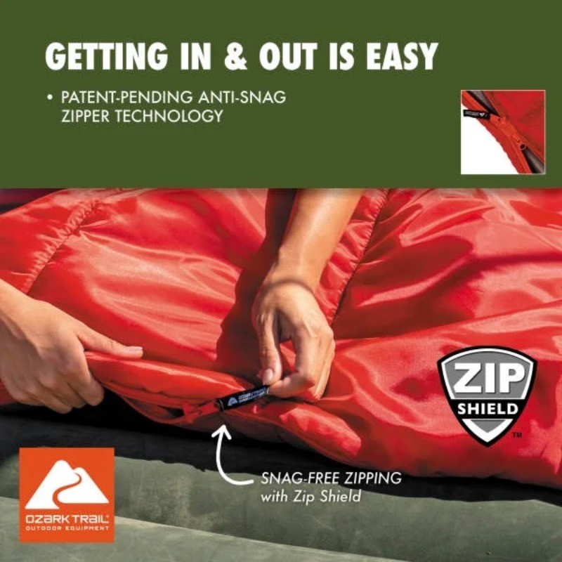 Ozark Trail 50 F Rectangular Sleeping Bag