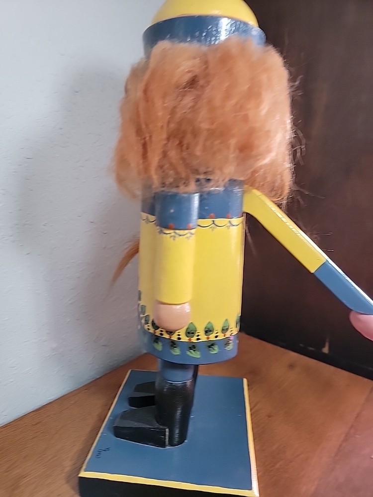 Large Handmade? Nutcracker 1980'S Very Unique