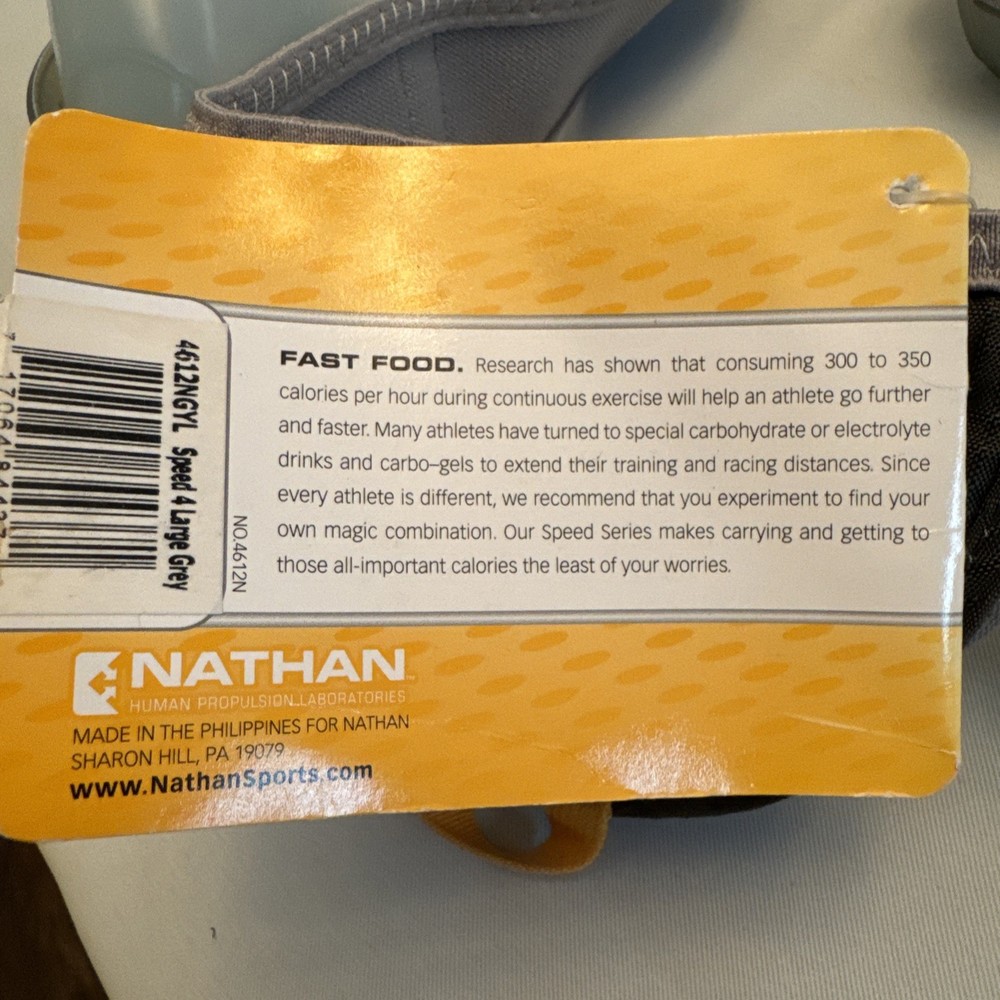 Nathan Speed 4 Nutrition Pack NEW