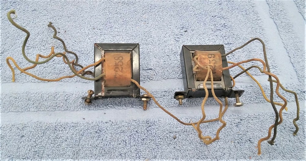 2 THORDARSON 5 WATTS   UNIVERSAL Output Transformers T-7259 + T-7258