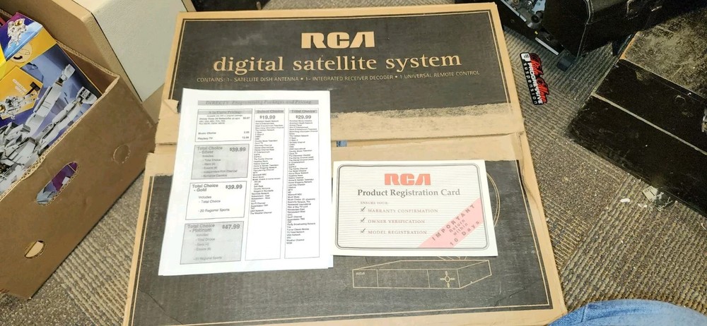 Rca Digital Satellite System Model Ds502mlb New In Opened Box