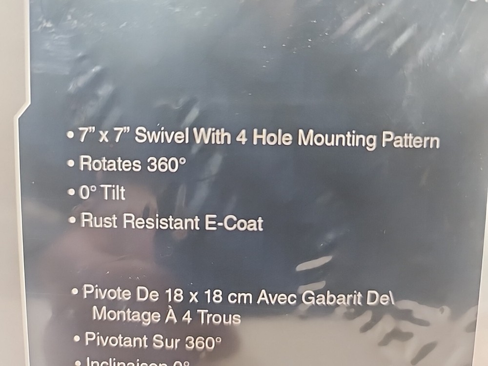 Springfield 7" Non-Locking Seat Swivel Base E-Coat Finish 1100007-PDQ