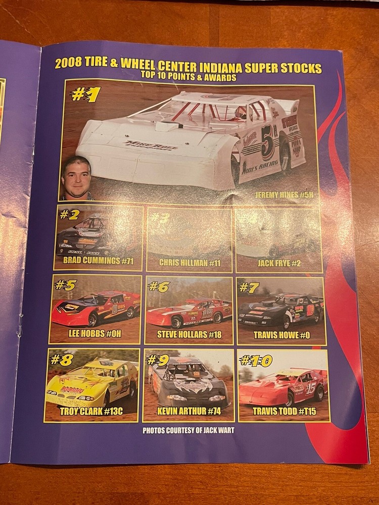 2009 Bloomington Speedway USAC Race Program