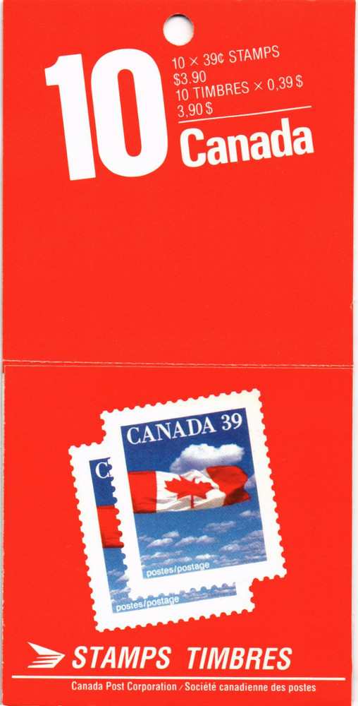 Canada 1989 Yvert C 1123b(I) Basic Flags MNH VF